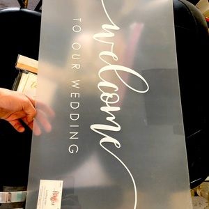 Wedding stuff/ WELCOME TO OUR WEDDING Sign! Wedding accessories!